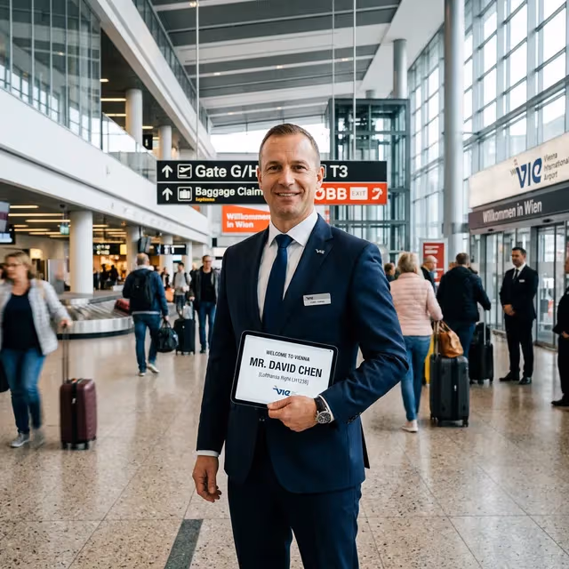 Private Airport Transfers Vienna (VIE) | Reliable Meet & Greet